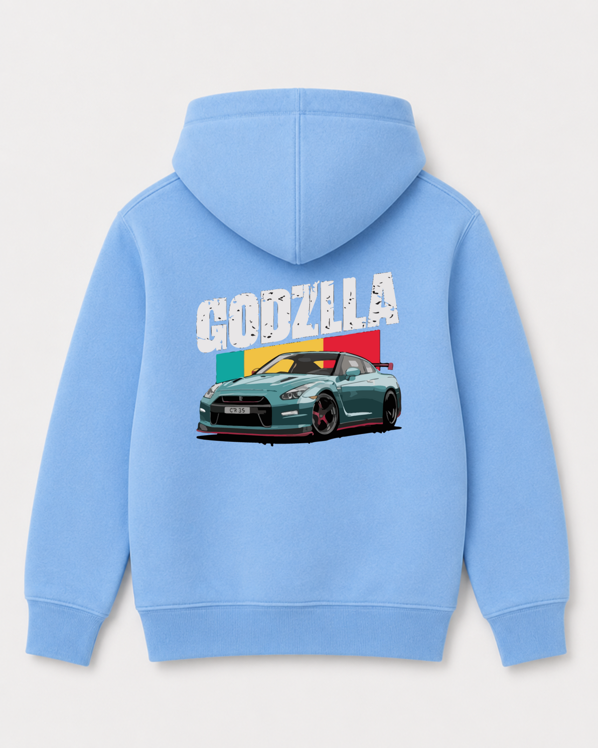 Sky Blue hoodie back 3247