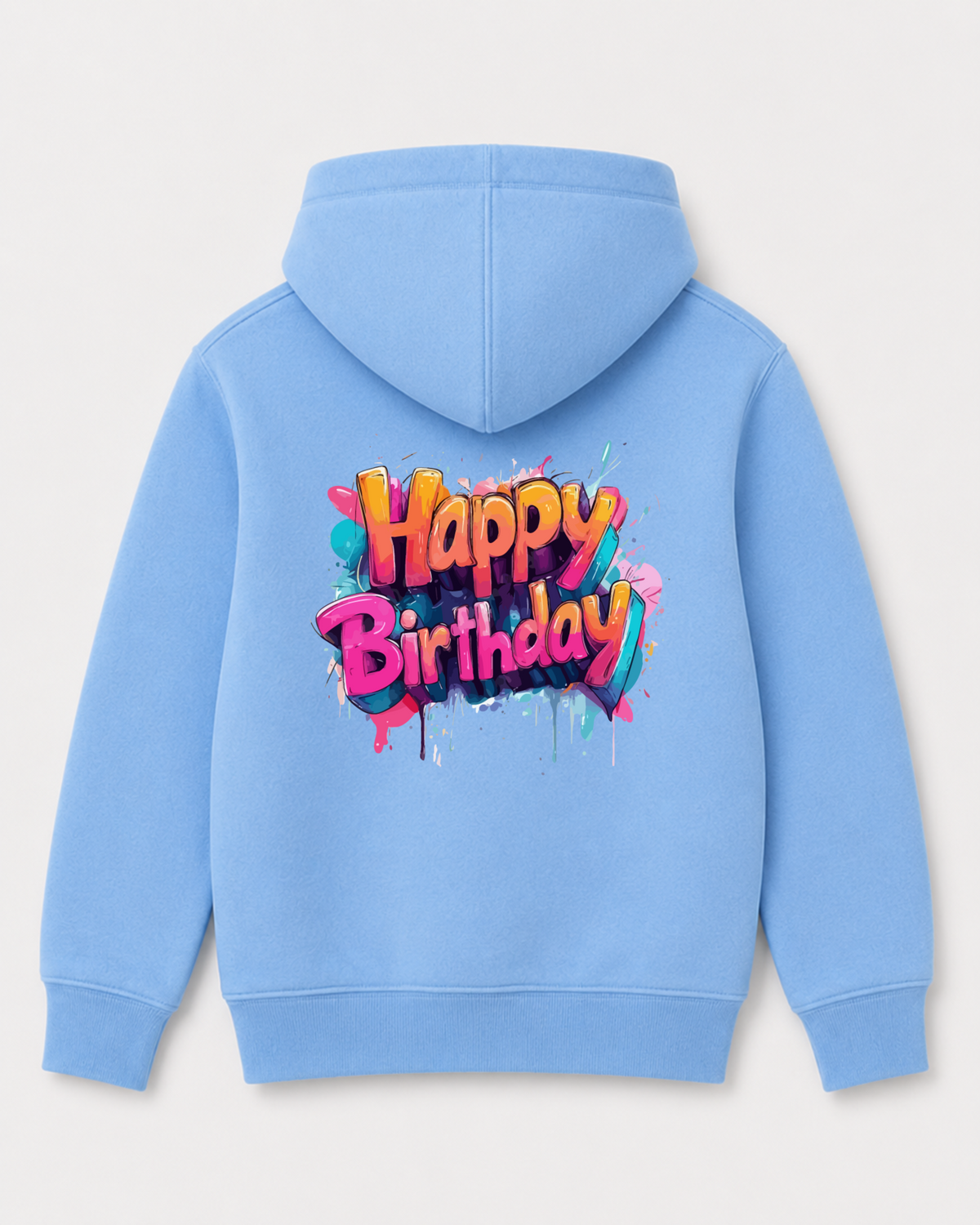Sky Blue hoodie back 3249