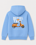 Sky Blue hoodie back 3266