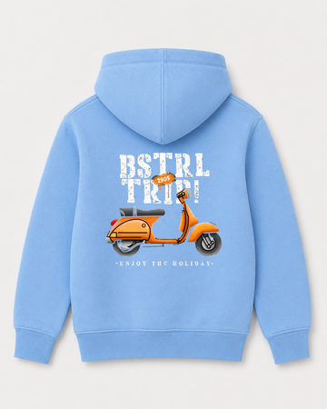 Sky Blue hoodie back 3266