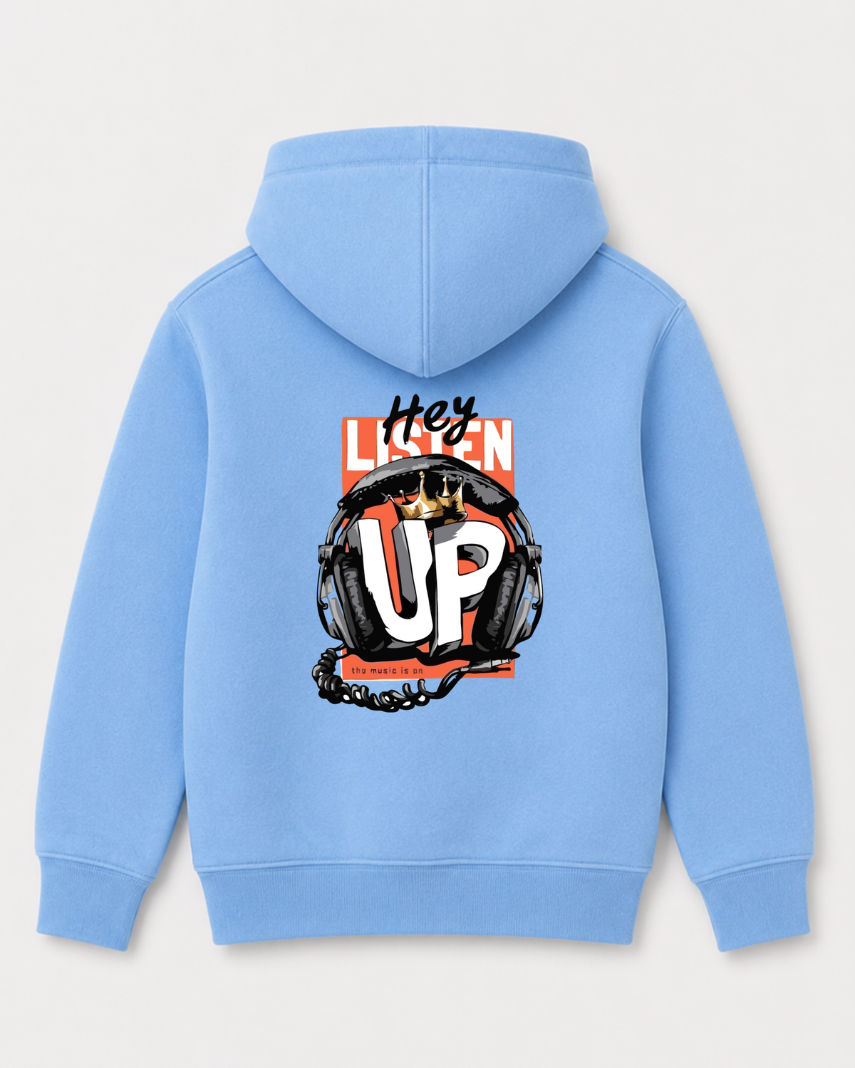 Sky Blue hoodie back 3288