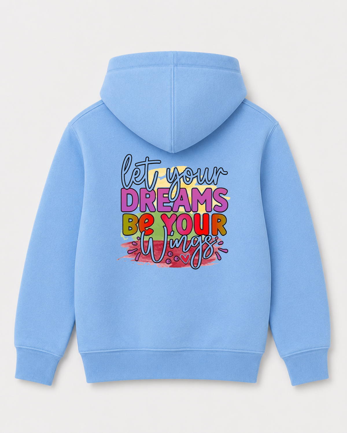 Sky Blue hoodie back 3294