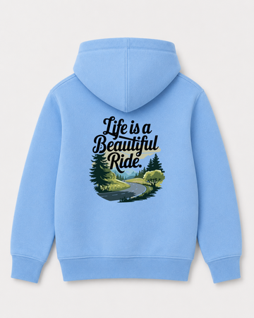 Sky Blue hoodie back 3307
