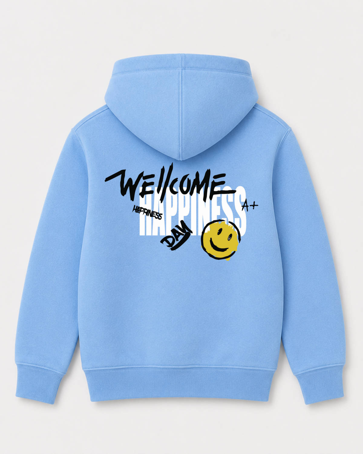 Sky Blue hoodie back 3320