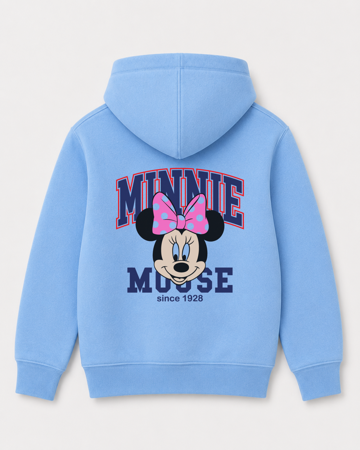 Sky Blue hoodie back 3357