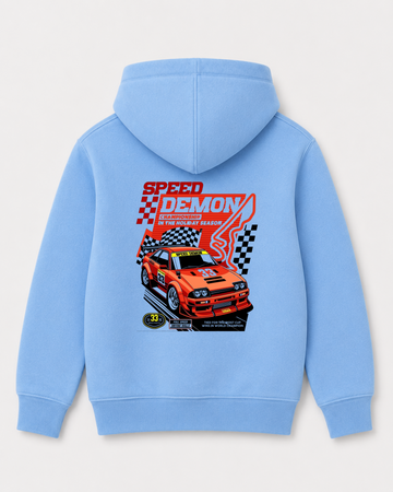 Sky Blue hoodie back 3396