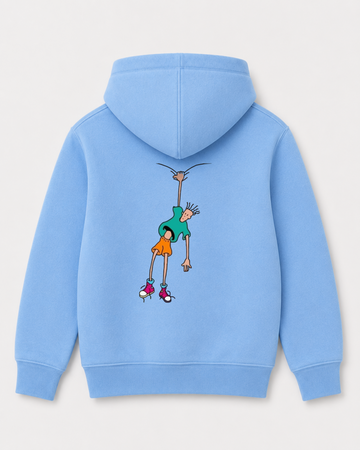 Sky Blue hoodie back 3433