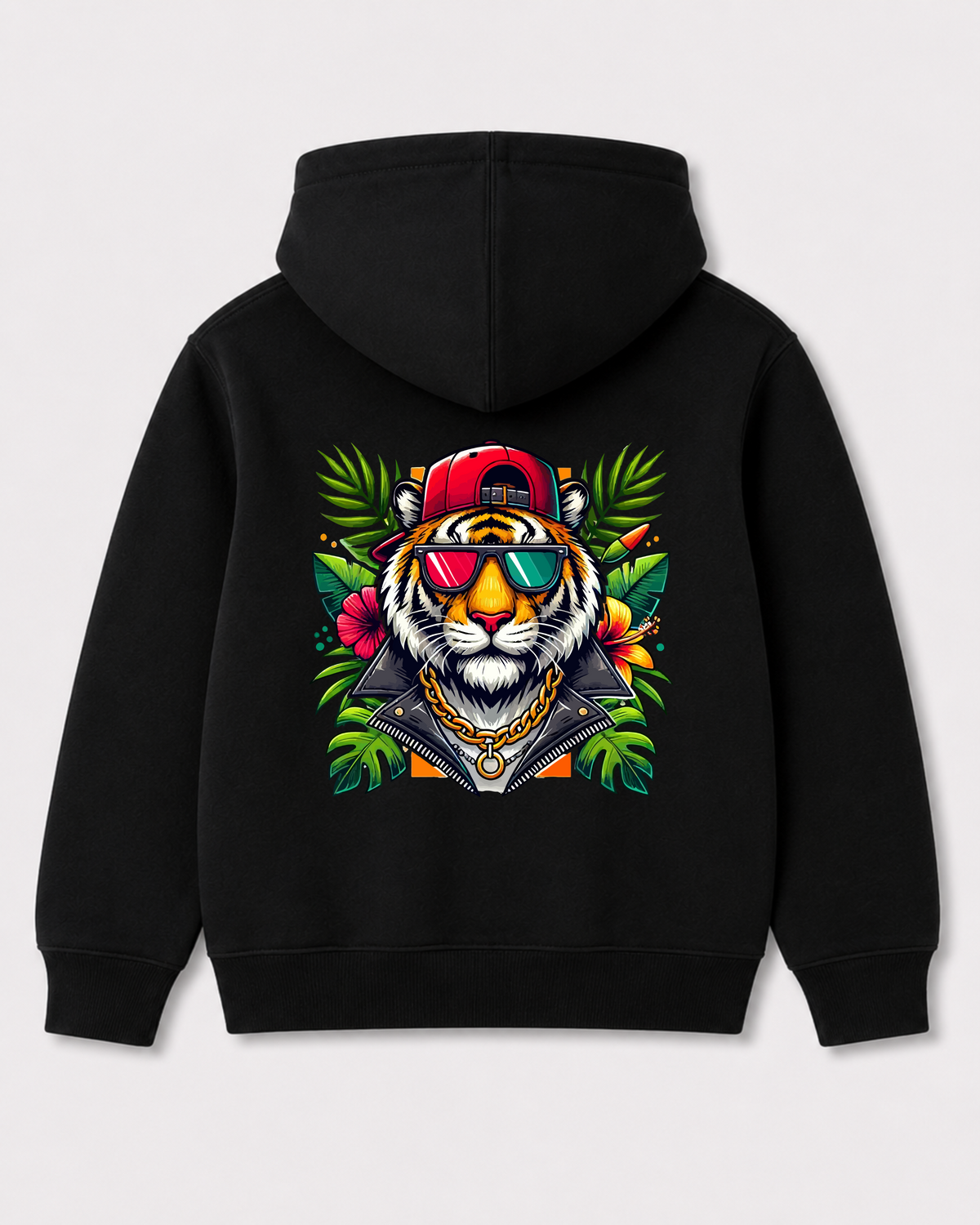 Black hoodie back 1037
