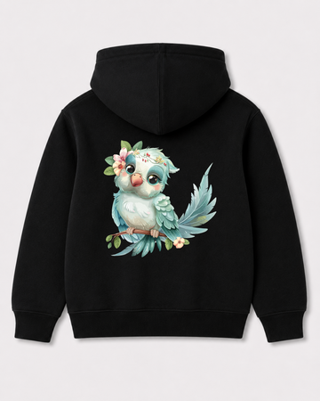 Black hoodie back 1039