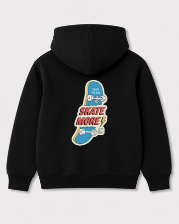 Black hoodie back 1068