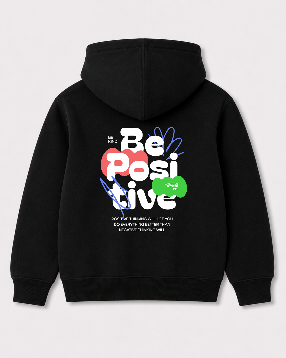 Black hoodie back 1255