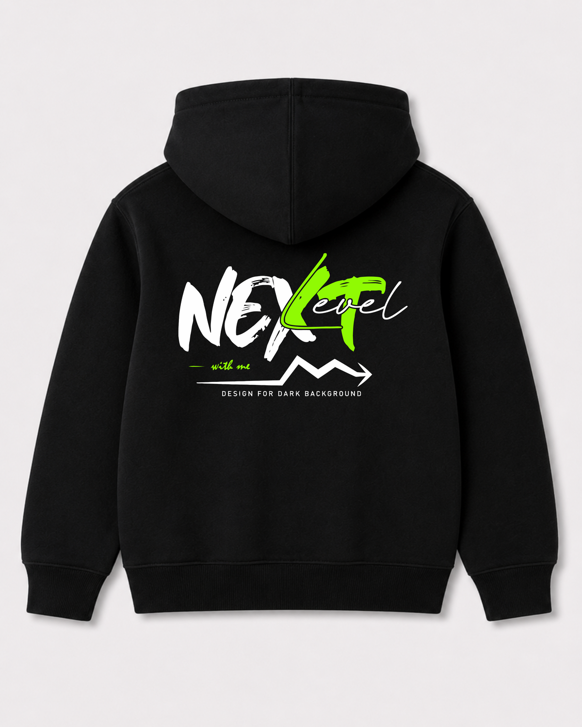 Black hoodie back 1266