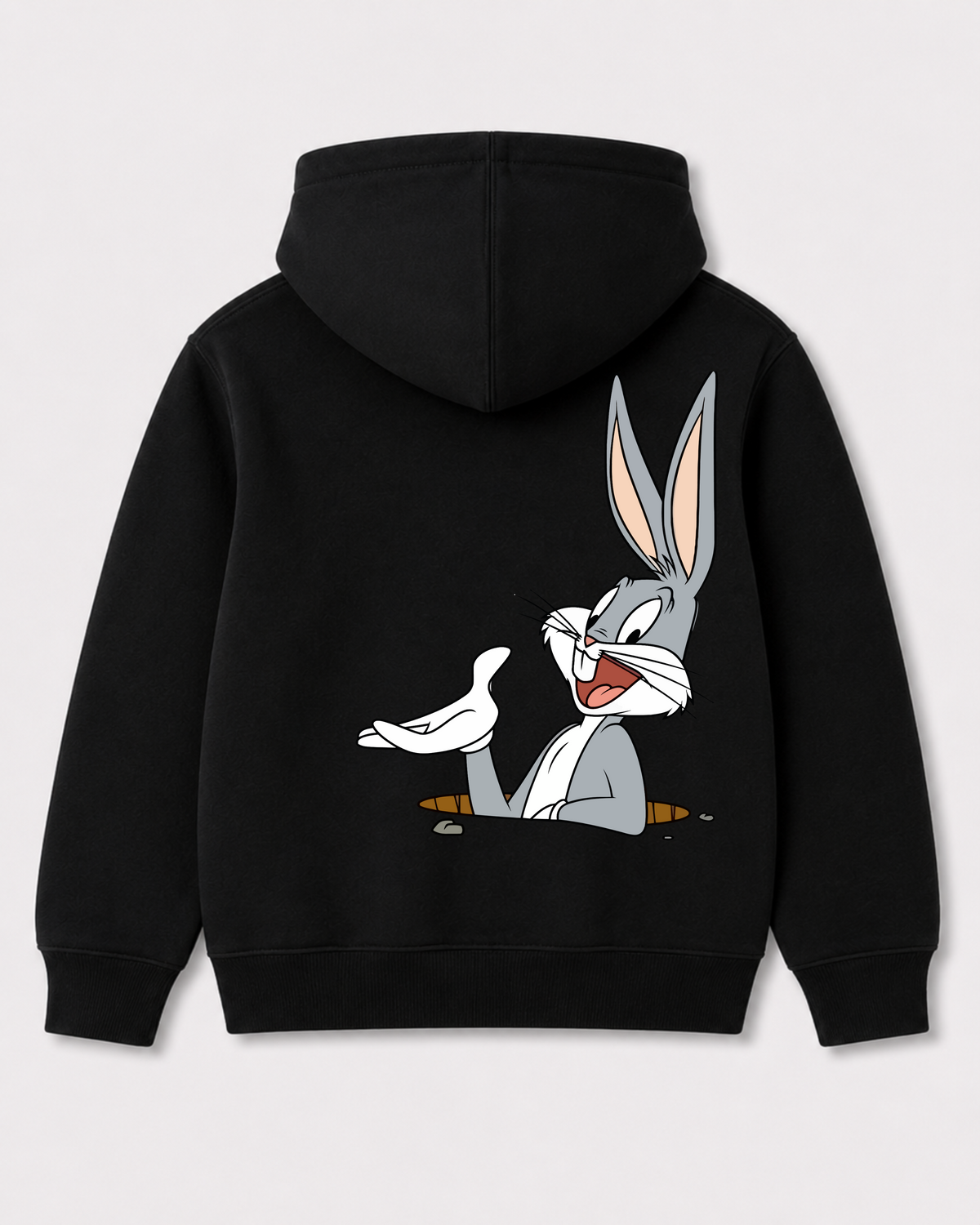 Black hoodie back 1359
