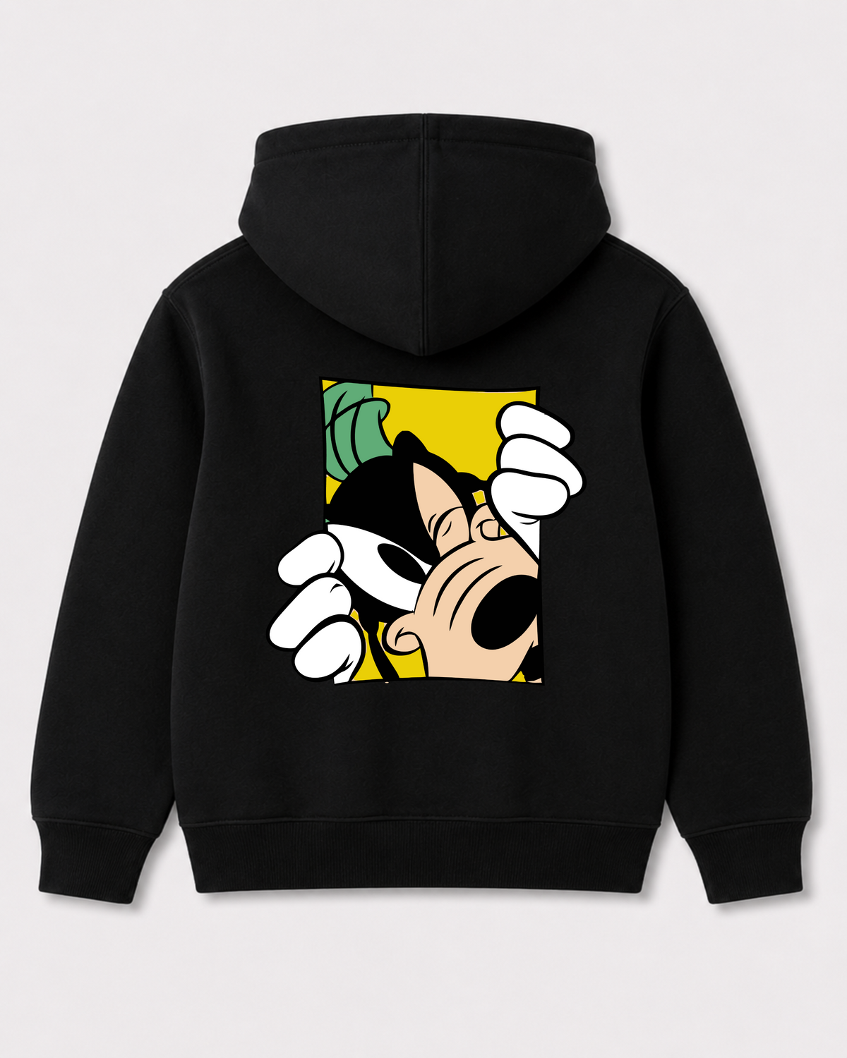 Black hoodie back 1363