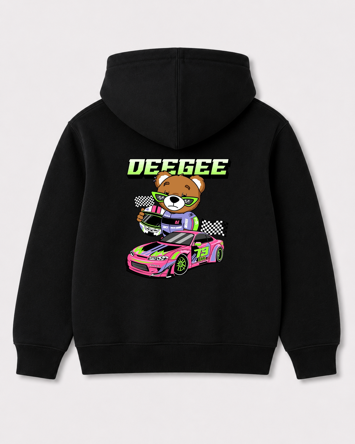 Black hoodie back 1384