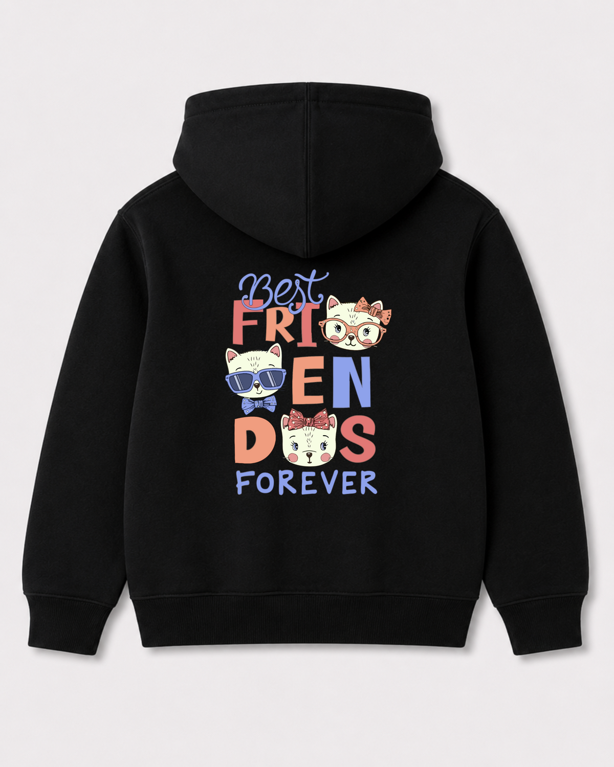 Black hoodie back 1390