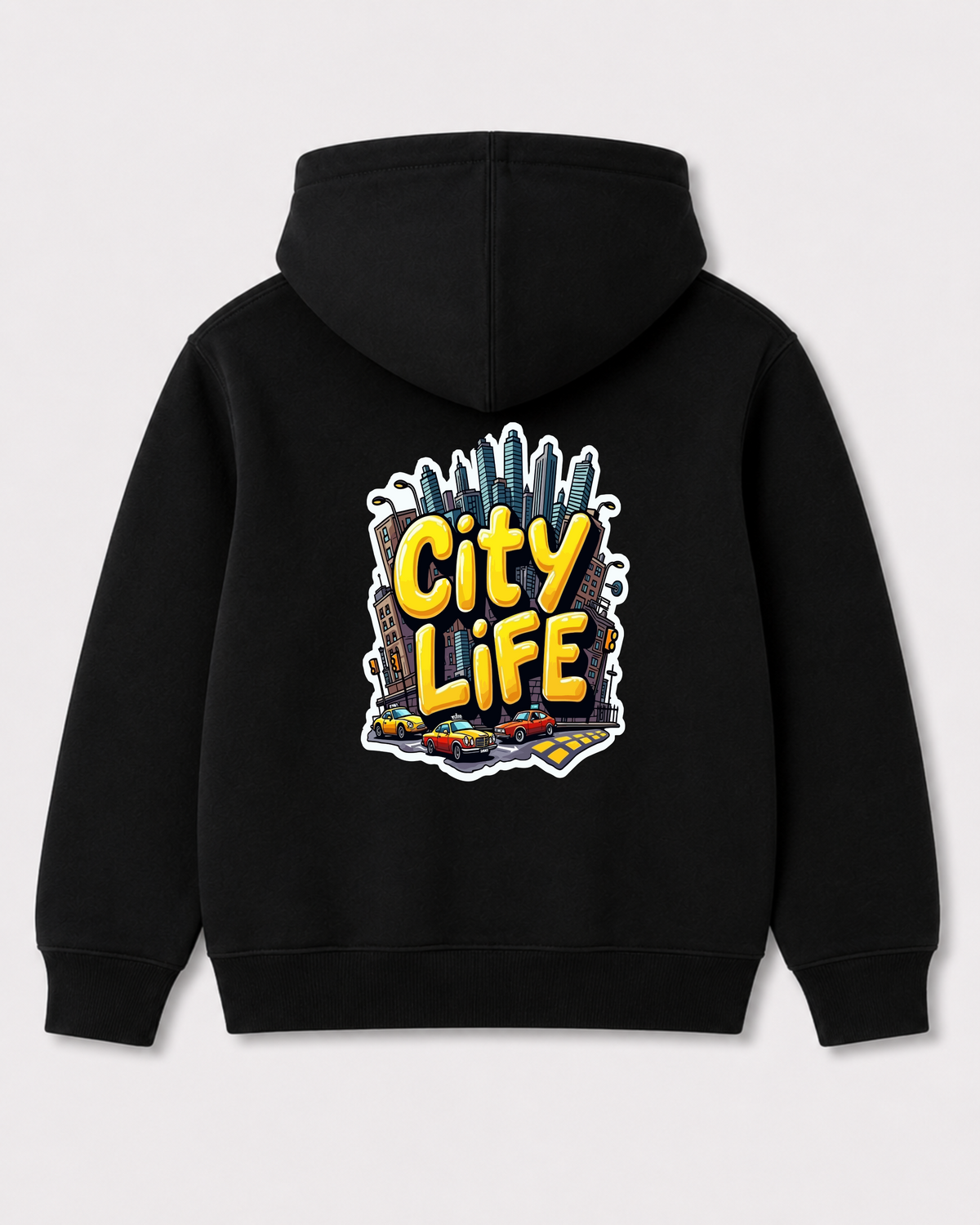 Black hoodie back 1410
