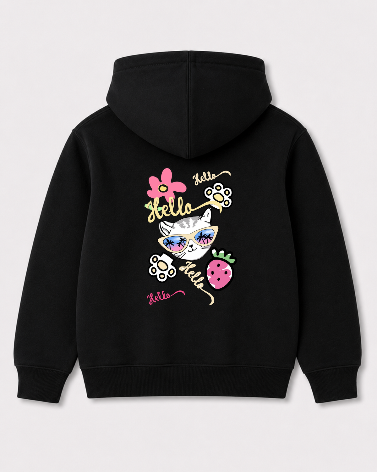 Black hoodie back 1475