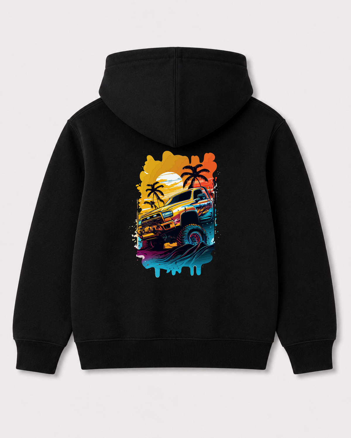 Black hoodie back 2117