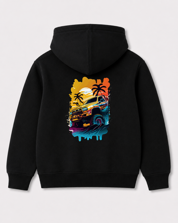Black hoodie back 2117