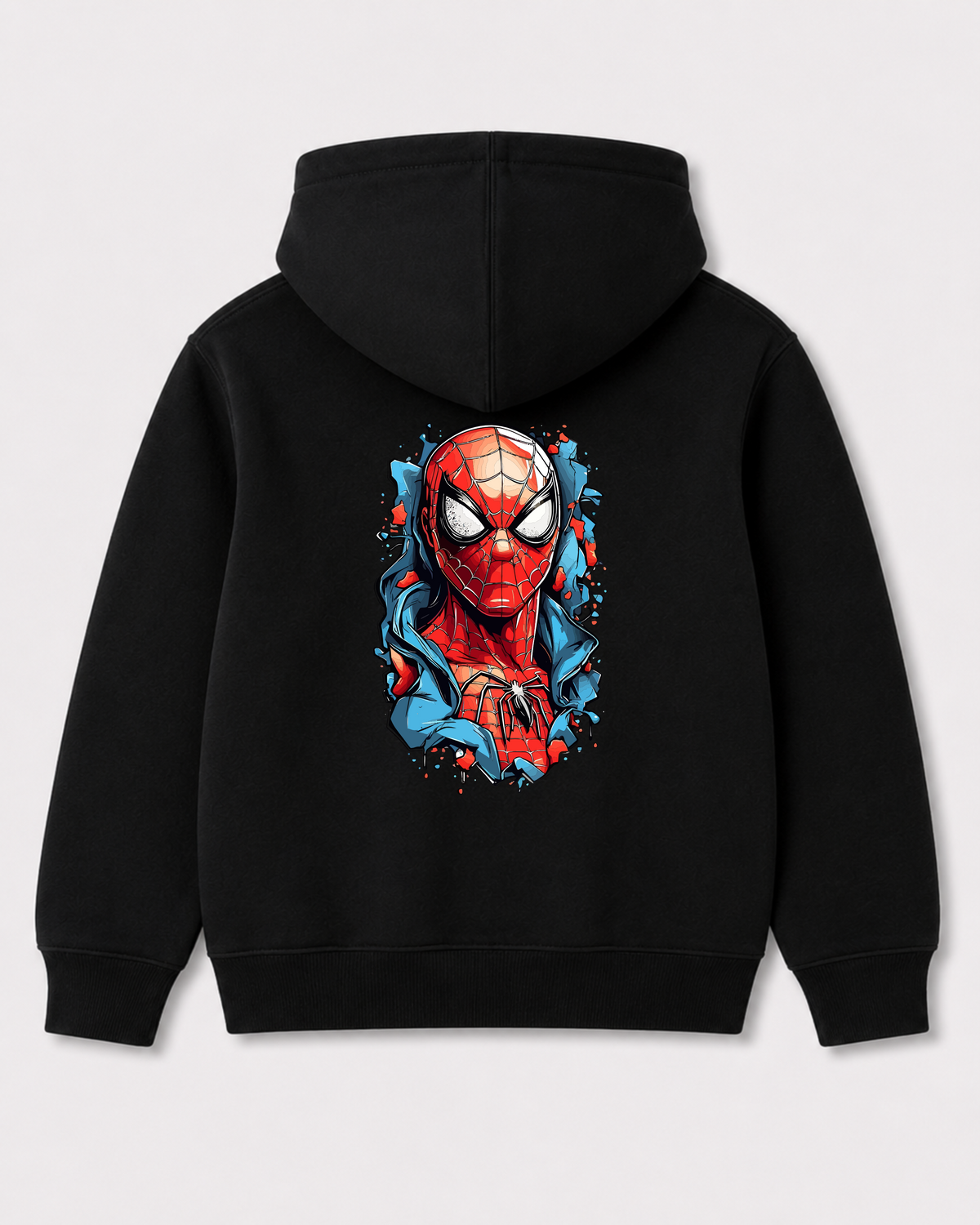 Black hoodie back 2121