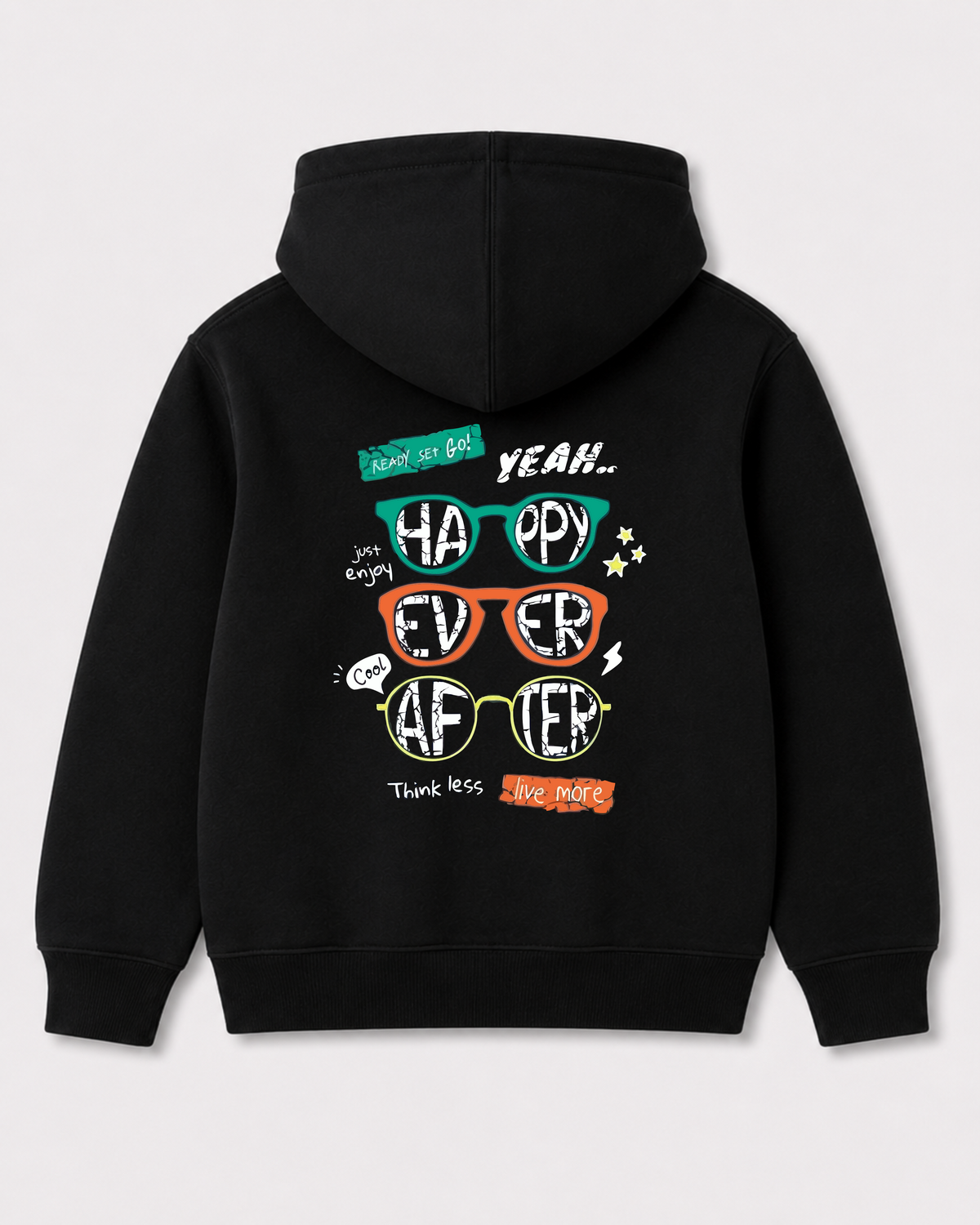 Black hoodie back 2123