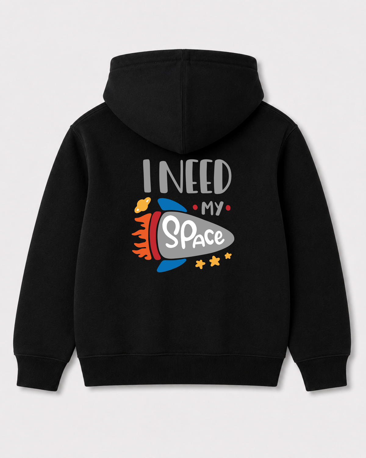 Black hoodie back 2124