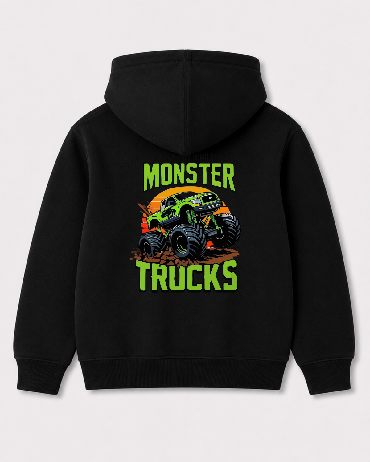 Black hoodie back 2134