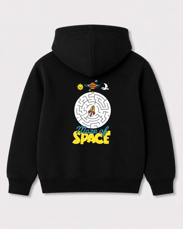 Black hoodie back 2136