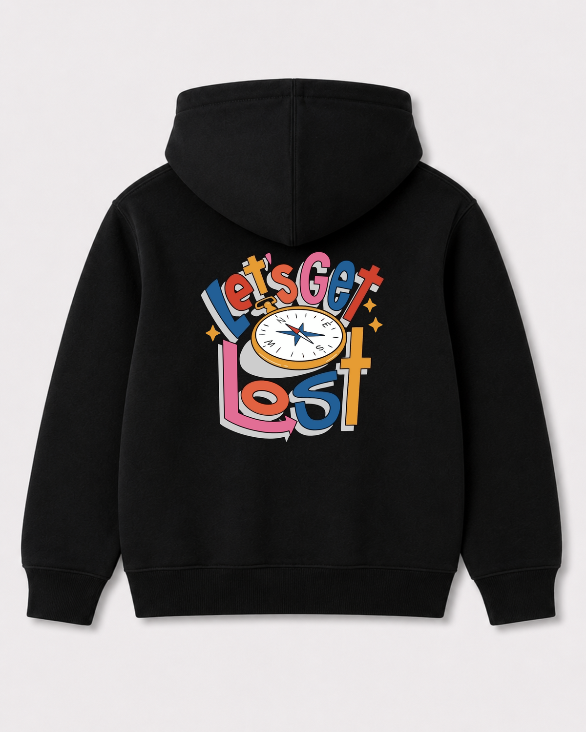 Black hoodie back 2145