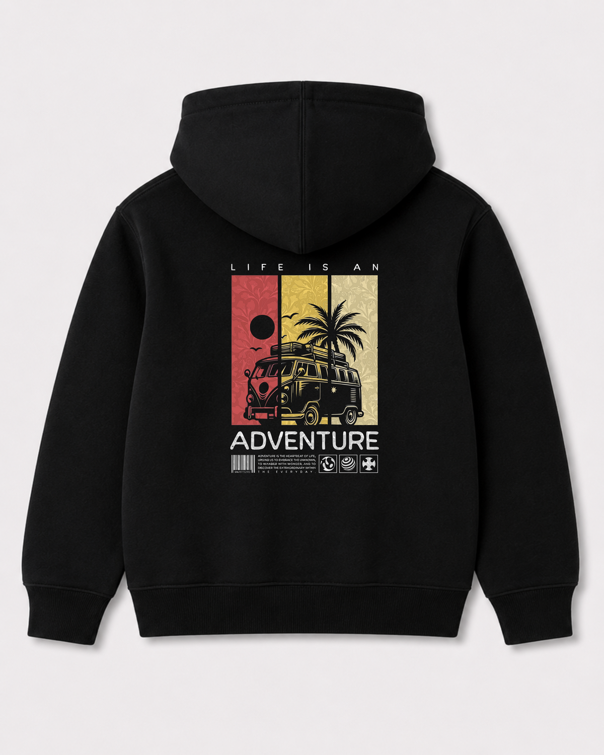 Black hoodie back 2154