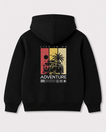 Black hoodie back 2154