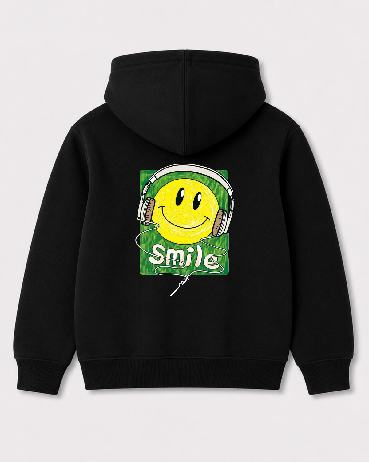 Black hoodie back 2155