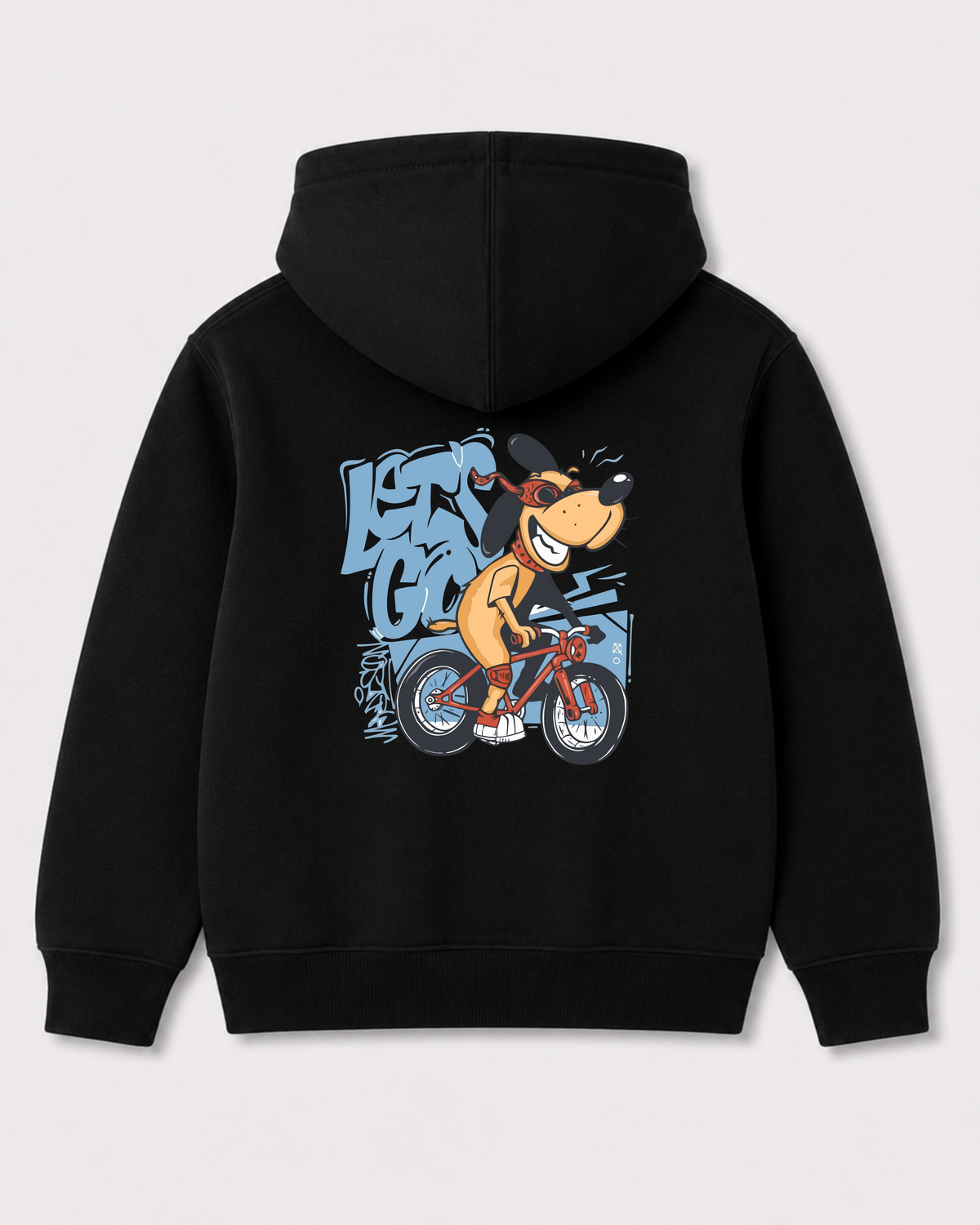 Black hoodie back 2156