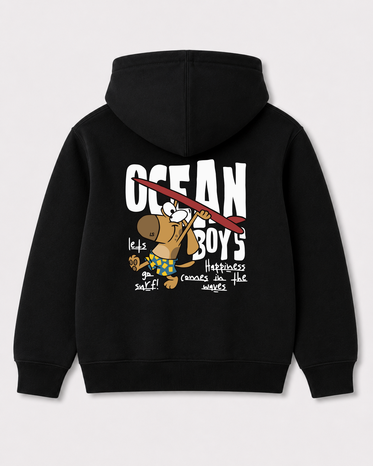 Black hoodie back 2164