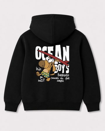 Black hoodie back 2164