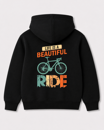 Black hoodie back 2173