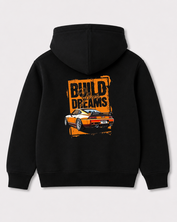 Black hoodie back 2179