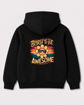 Black hoodie back 2184