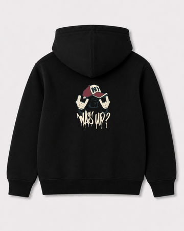 Black hoodie back 2185