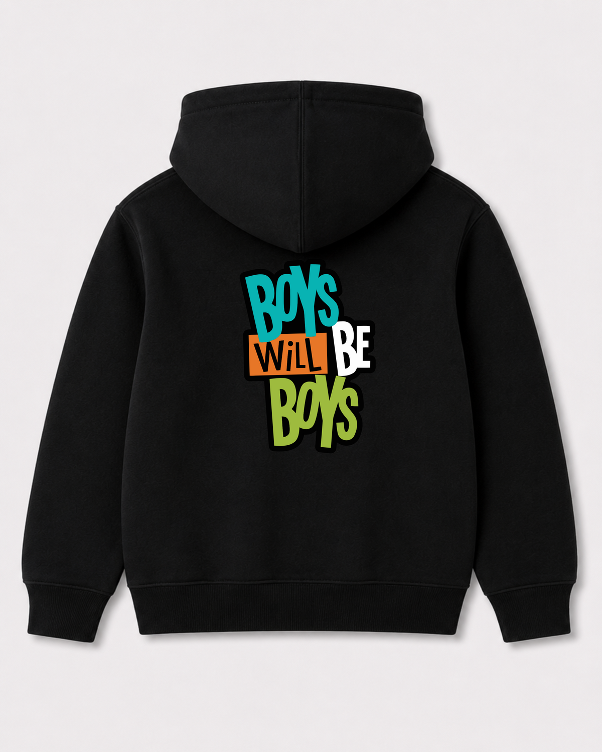 Black hoodie back 2186