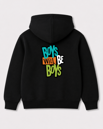 Black hoodie back 2186