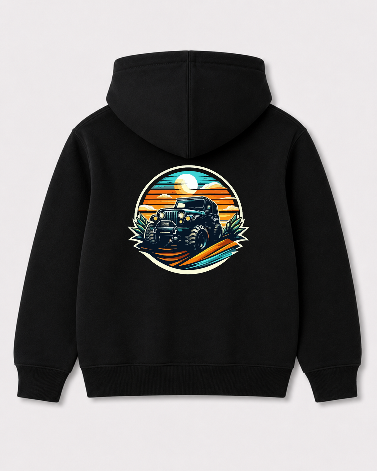 Black hoodie back 2200