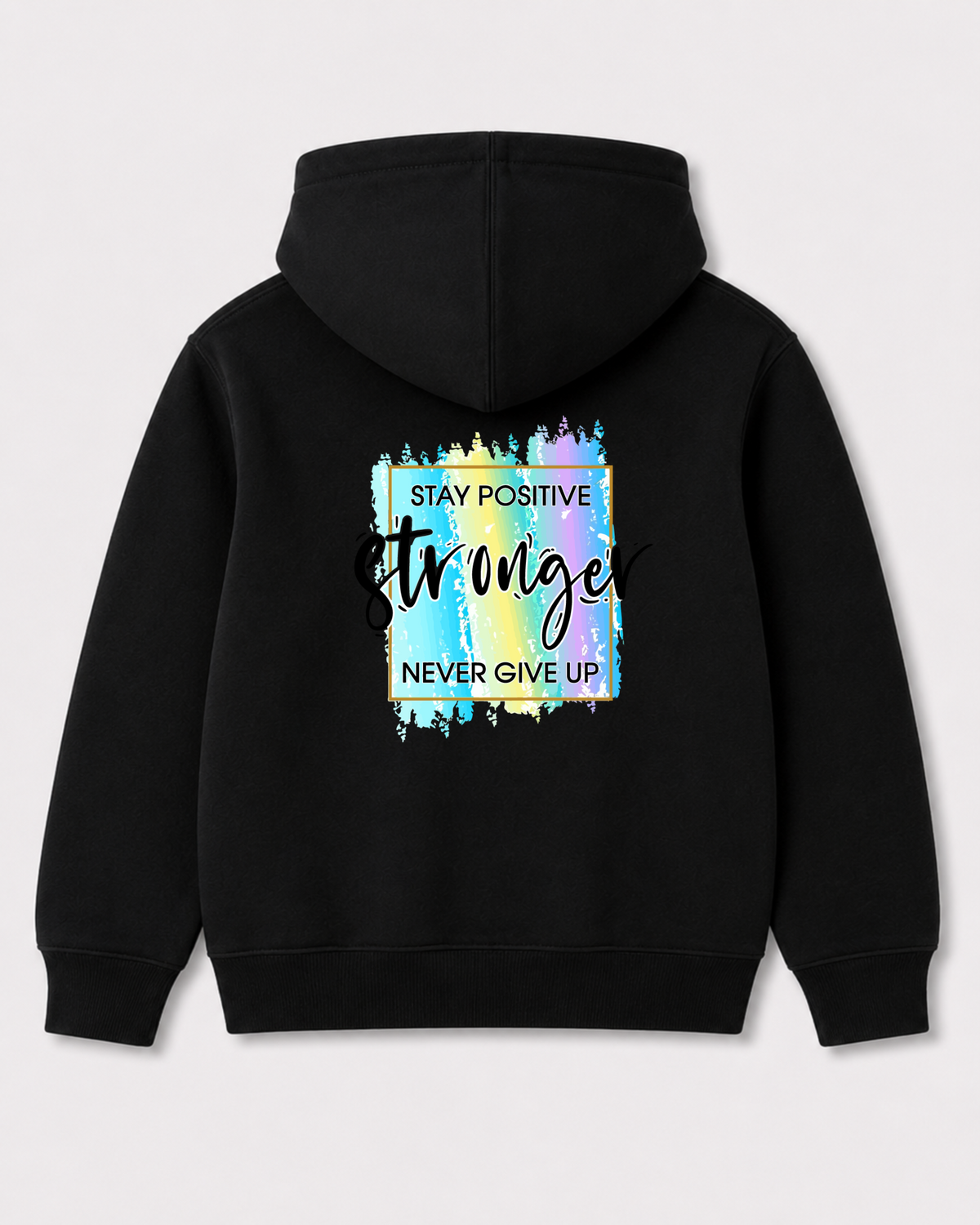 Black hoodie back 3001