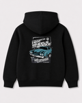 Black hoodie back 3009