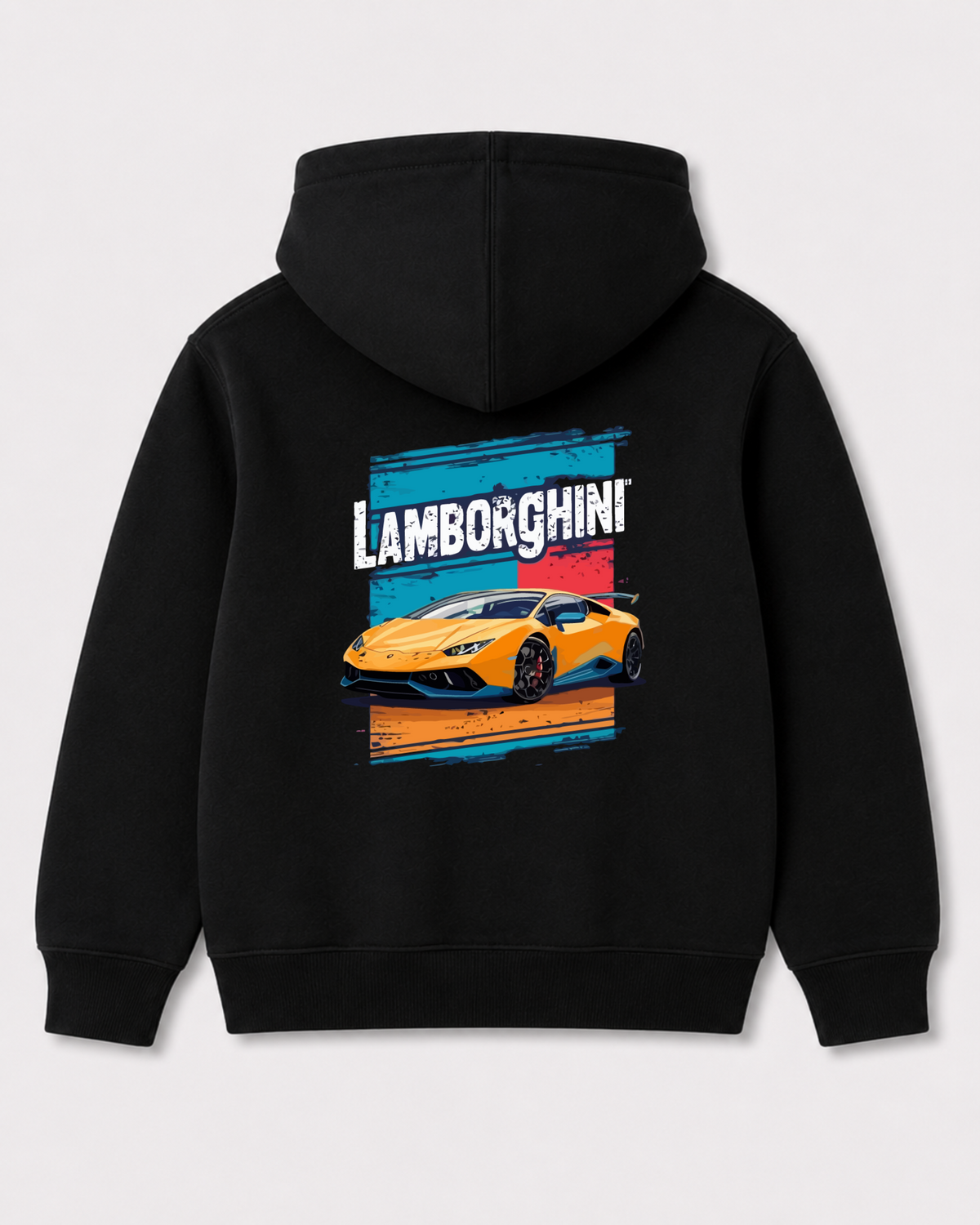 Black hoodie back 3012