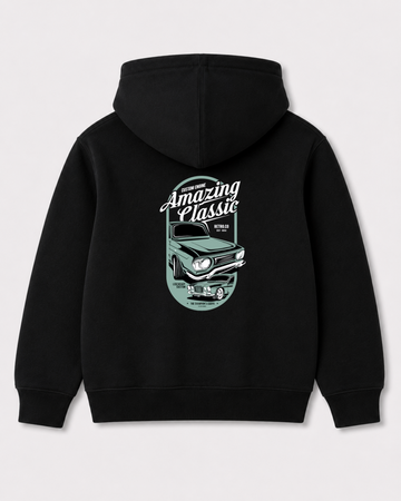 Black hoodie back 3013