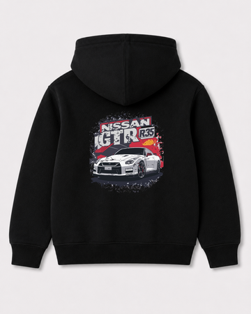 Black hoodie back 3022