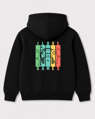 Black hoodie back 3026