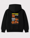 Black hoodie back 3031